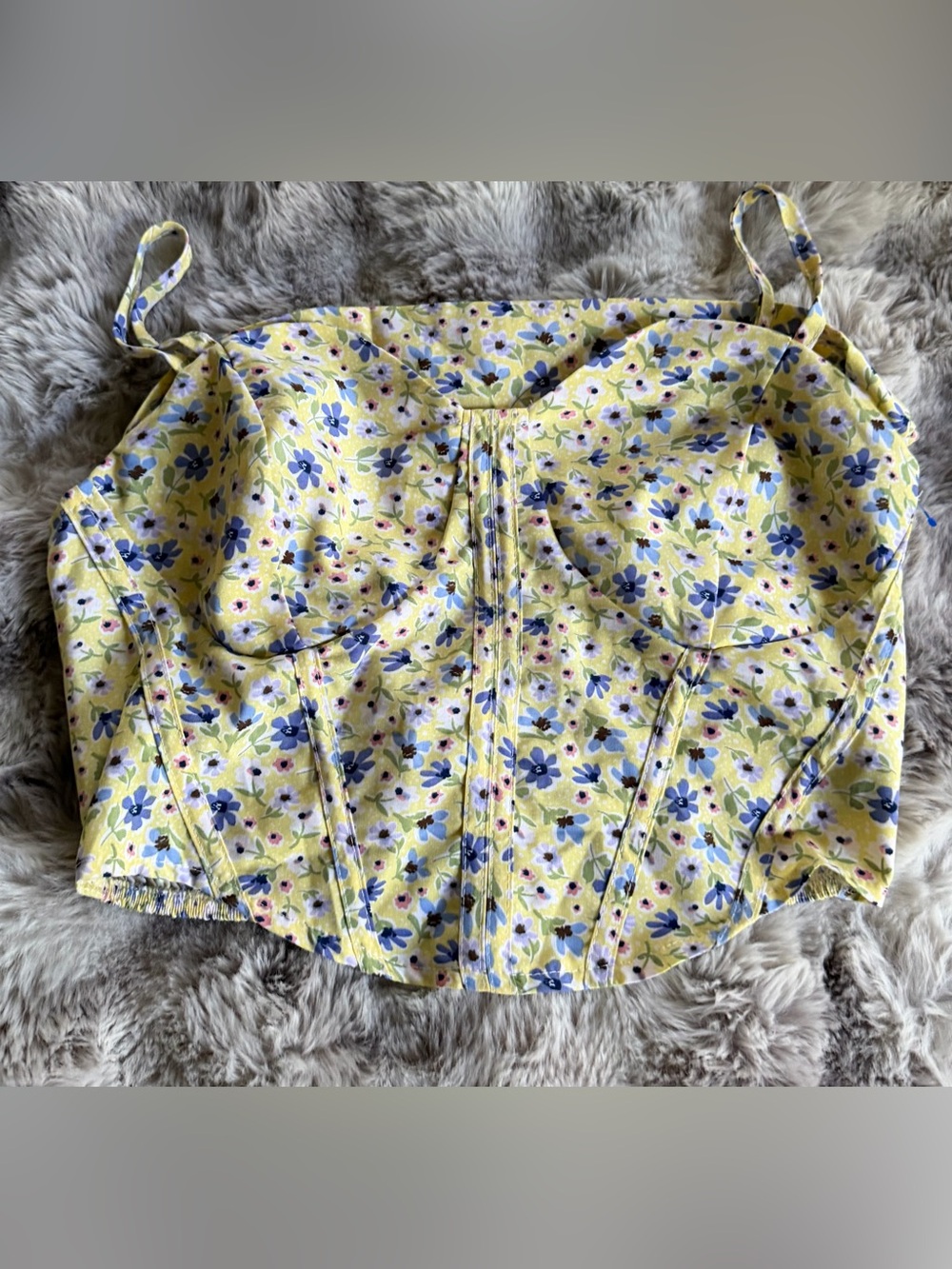 SHEIN Sweetheart Bustier Crop Top